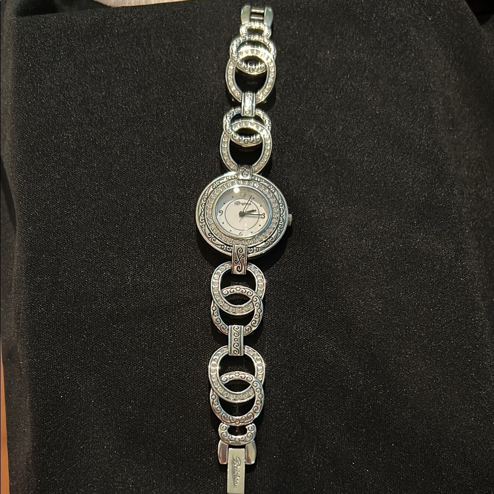 Brighton Silver Stardust Chain Link Watch